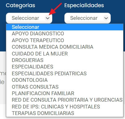 Directorio médico Famisanar paso 6