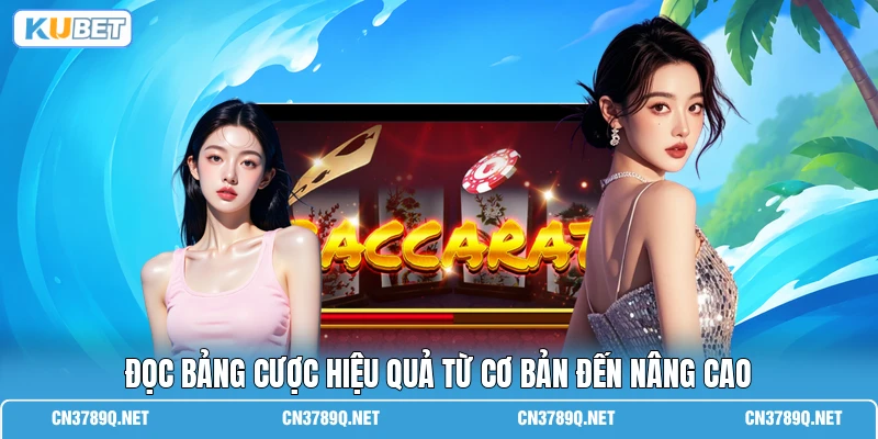 Đọc bảng cược hiệu quả từ cơ bản đến nâng cao